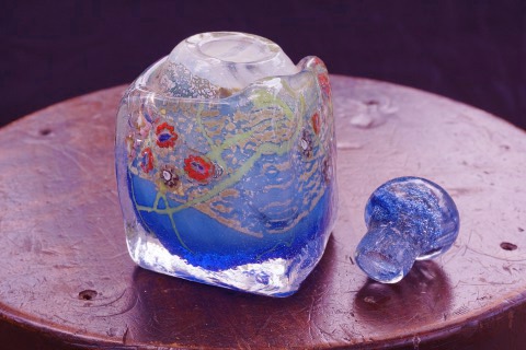 手元供養ガラス骨壷（骨壺）　　[水の世界]のイメージ画像02